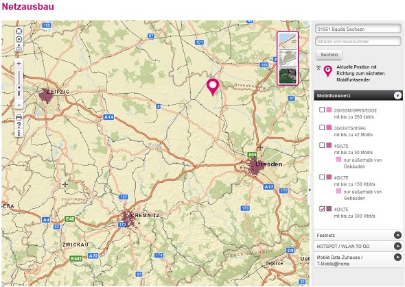 LTE 300MBit/s in Sachsen