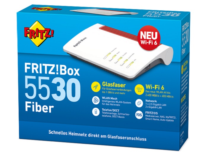 Fritzbox 5530 für Gigabit-Fiber-Port