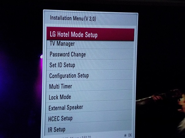 LG Mode Setup