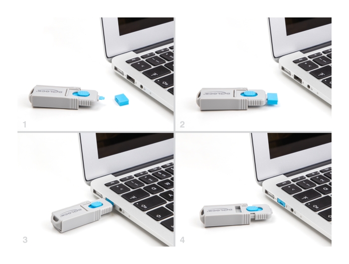 Delock Port Blocker für USB Typ-A Buchse 10 Stück #2 