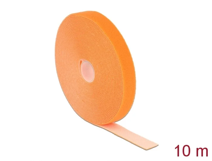 Delock Klettband auf Rolle L 10 m x B 20 mm orange #1 