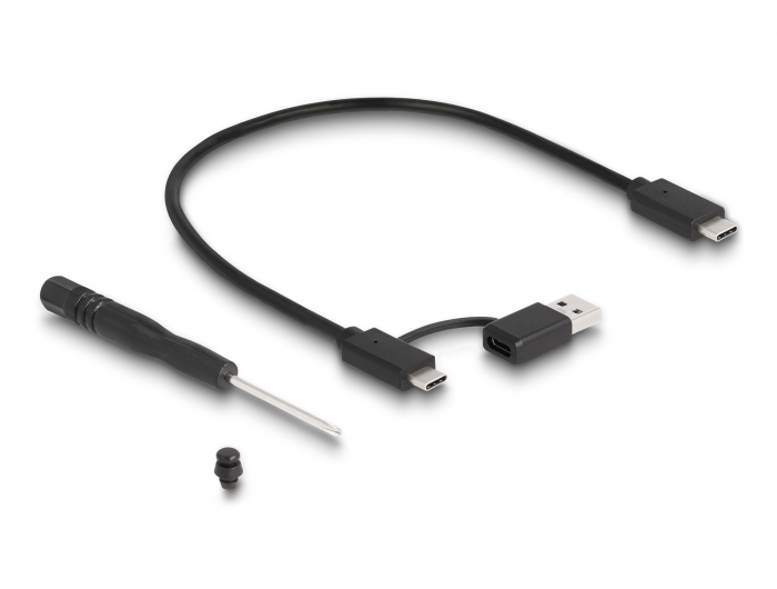Delock Externes Gaming Gehäuse für M.2 NVMe PCIe SSD mit SuperSpeed USB 20 Gbps (USB 3.2 Gen 2x2) USB Type-C™ Buchse und RGB LED Beleuchtung #3 