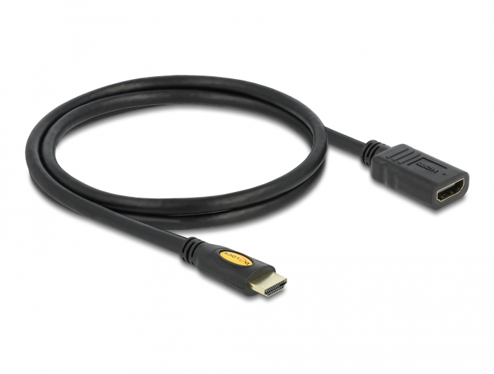 Delock Verlängerungskabel High Speed HDMI mit Ethernet HDMI A Stecker > HDMI A Buchse 1 m #2 