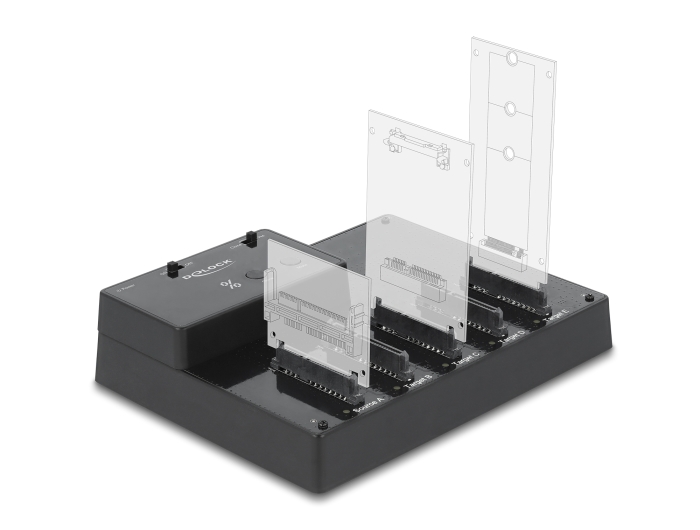 Delock USB 5 Gbps Docking- und Klonstation für 5 x 2.5″ SATA HDD / SSD #6 