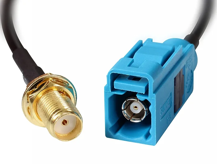 Delock Antennenkabel FAKRA Z Buchse > SMA Buchse zum Einbau RG-174 20 cm #2 
