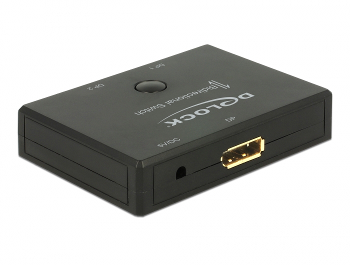 Delock DisplayPort 2 - 1 Umschalter bidirektional 4K 60 Hz #4 