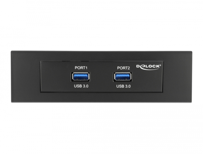 Delock USB 5 Gbps Front Panel 2 Port mit interner 19 Pin USB 5 Gbps Pfostenbuchse #2 