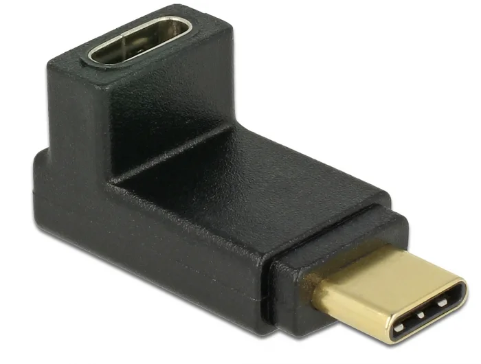 Delock Adapter USB 10 Gbps USB Type-C™ Stecker zu Buchse gewinkelt oben / unten #1 