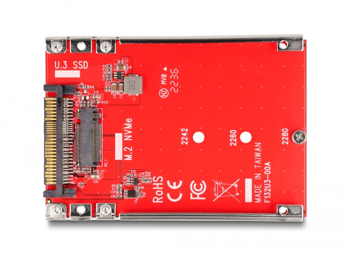 Delock 2.5″ Konverter U.3 SFF-8639 zu M.2 NVMe Key M - 7 mm #3 