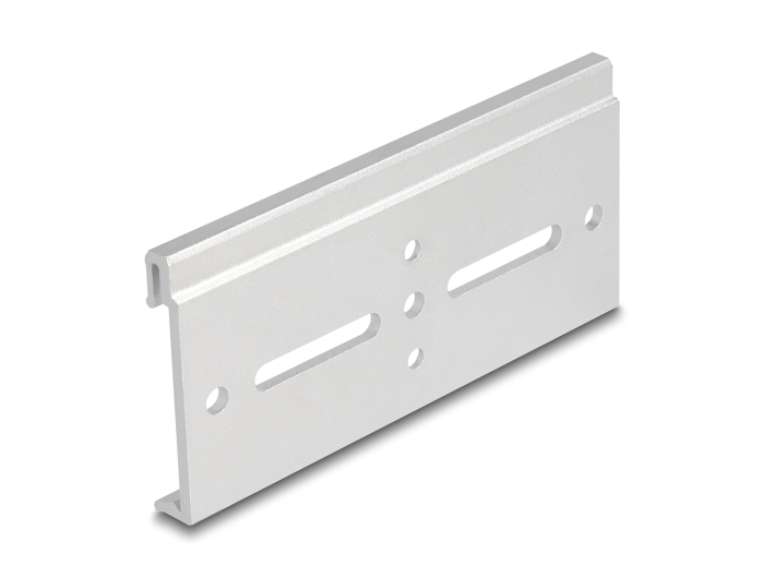 Delock Aluminium Montageclip für Hutschiene 100,0 x 47,8 mm silber #2 