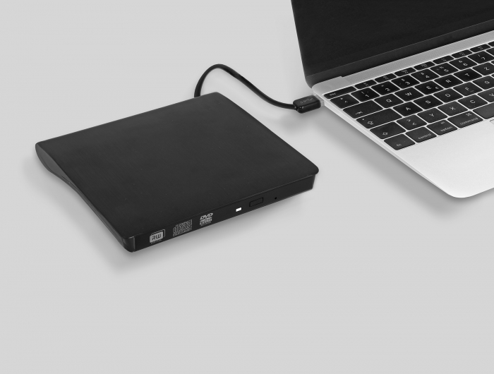 Delock Externes Gehäuse für 5.25″ Ultra Slim SATA Laufwerke 9,5 mm zu USB Typ-A Stecker #3 