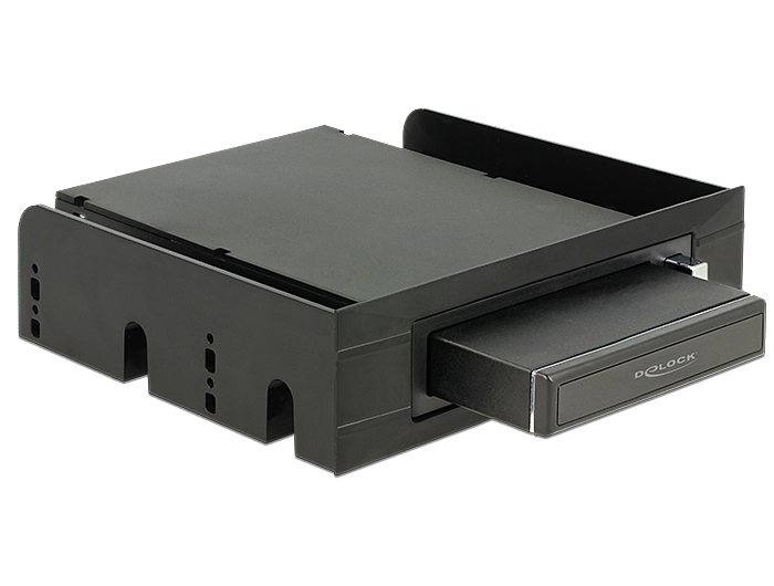 Delock 3.5″ / 5.25″ Wechselrahmen für 2.5″ SATA Festplatten und SSDs #1 