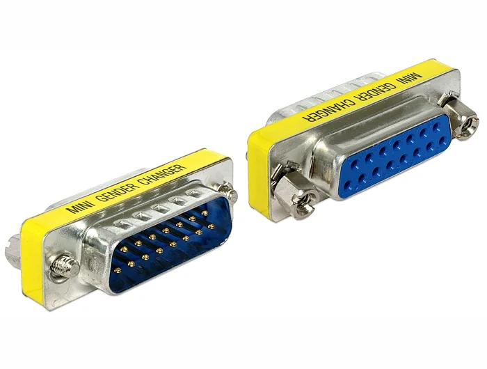 Delock D-Sub 15 Pin Stecker > Buchse Portschoner #1 