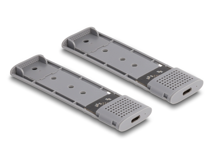 Delock Externes USB Type-C™ Dual Combo Gehäuse für 2 x M.2 NVMe PCIe oder SATA SSD - werkzeugfrei #5 