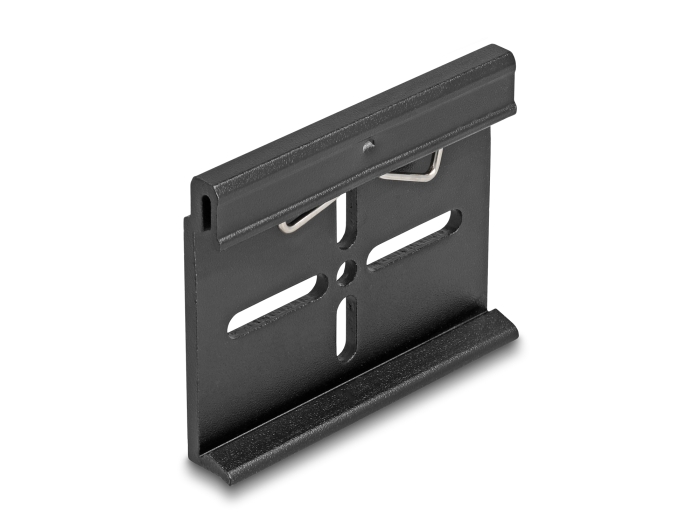 Delock Aluminium Montageclip für Hutschiene 60,0 x 47,8 mm schwarz #3 