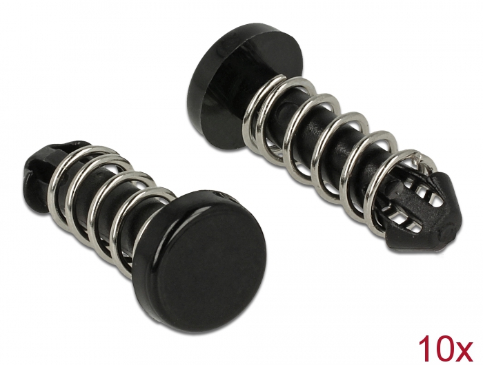Delock Schnappniete für Kühlkörper - Set 10 Stück schwarz #2 