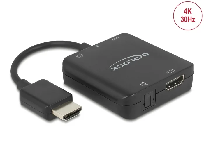 Delock HDMI Audio Extractor 4K 30 Hz kompakt #1 