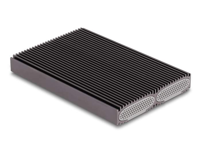 Delock Externes USB Type-C™ Dual Combo Gehäuse für 2 x M.2 NVMe PCIe oder SATA SSD - werkzeugfrei #2 