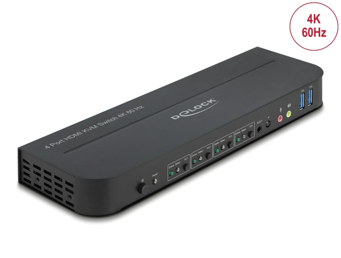 Delock HDMI KVM Switch 4K 60 Hz mit USB 5 Gbps und Audio #1 