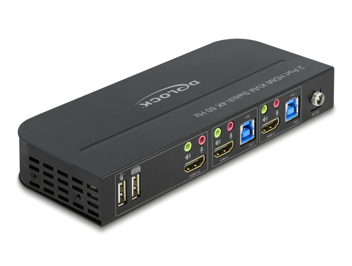Delock HDMI KVM Switch 4K 60 Hz mit USB 5 Gbps und Audio #2 