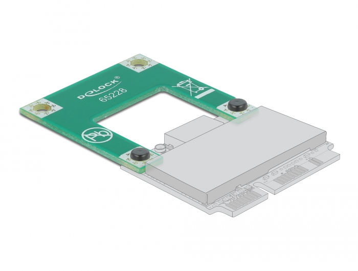 Delock Mini PCI Express / mSATA Verlängerung Half size > Full size #3 