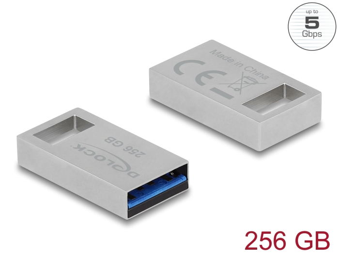 Delock USB 5 Gbps Speicherstick 256 GB - Metallgehäuse #1 