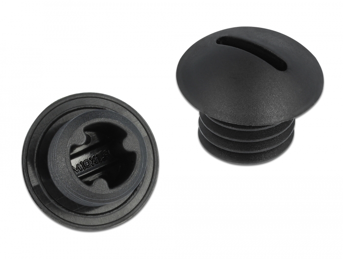 Delock Verschlussstopfen M10 x 1,5 schwarz 10 Stück #4 