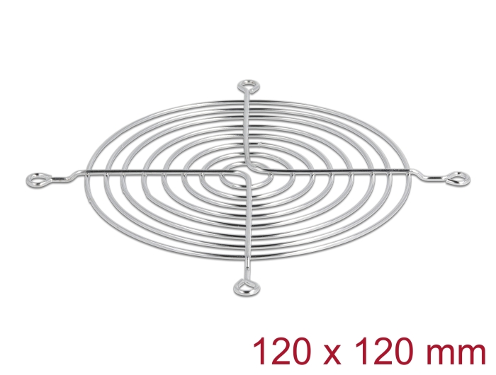 Delock Lüftergitter 120 x 120 mm silber #1 