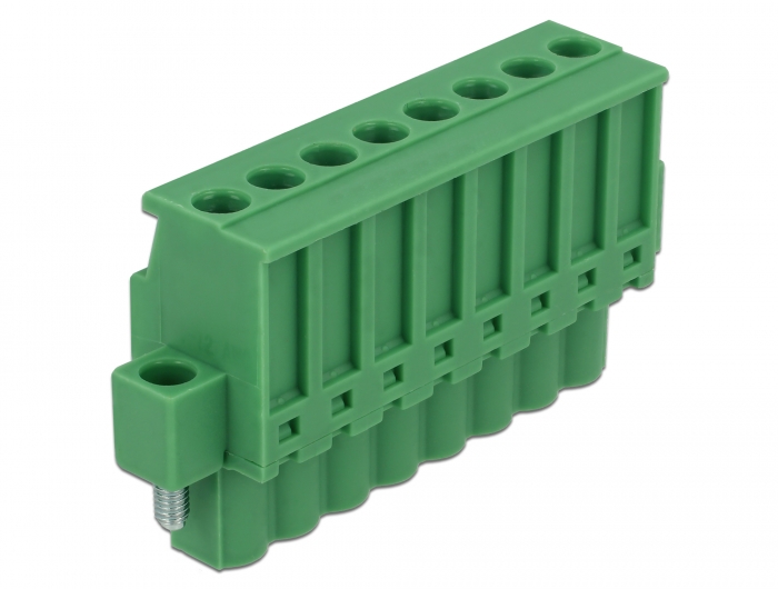 Delock Terminalblock Set für Hutschienen 8 Pin mit Schraubverriegelung #2 