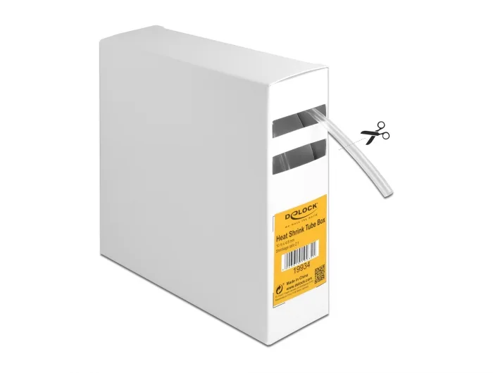 Delock Schrumpfschlauch Box, Schrumpfungsrate 2:1, 10 m x 4,8 mm transparent #2 
