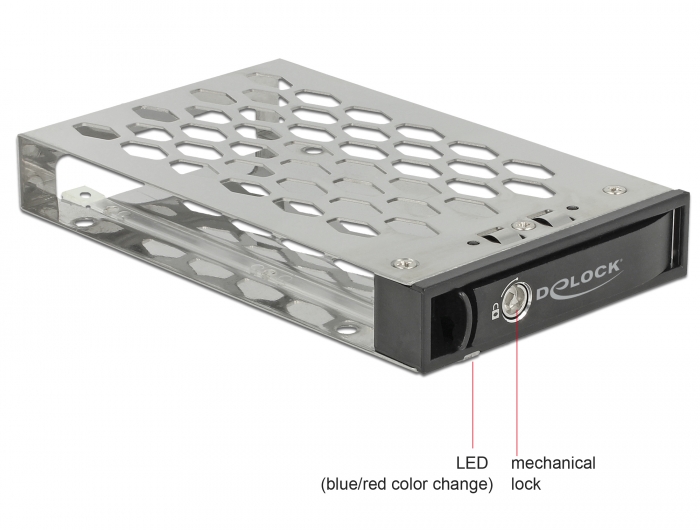Delock Wechselrahmen Einschub für 1 x 2.5″ SATA / SAS HDD / SSD für Wechselrahmen 47228, 47232, 47233, 47235 #1 