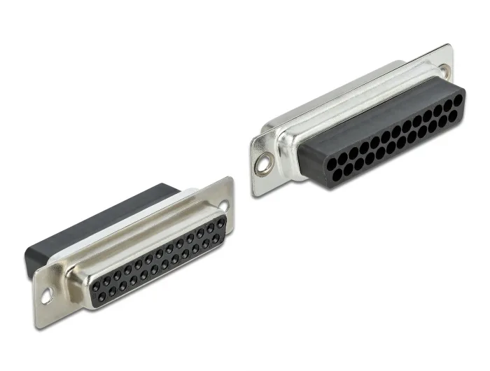 Delock D-Sub 25 Pin Buchse zu RJ45 Buchse Montagesatz grau #2 