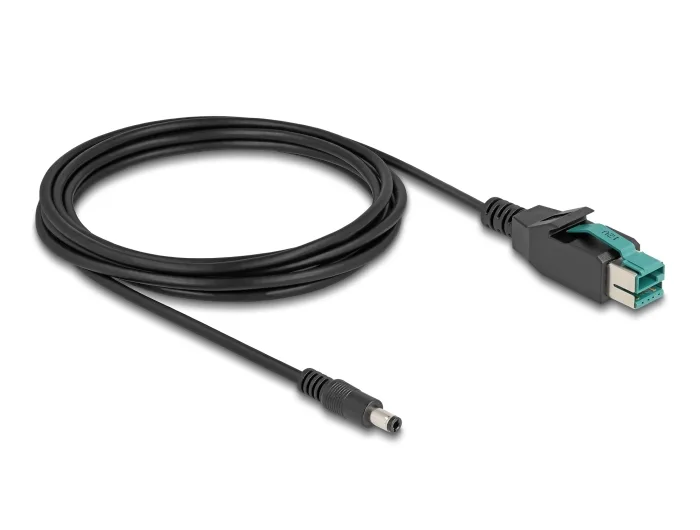 Delock PoweredUSB Kabel Stecker 12 V zu DC 5,5 x 2,5 mm Stecker 3 m #3 