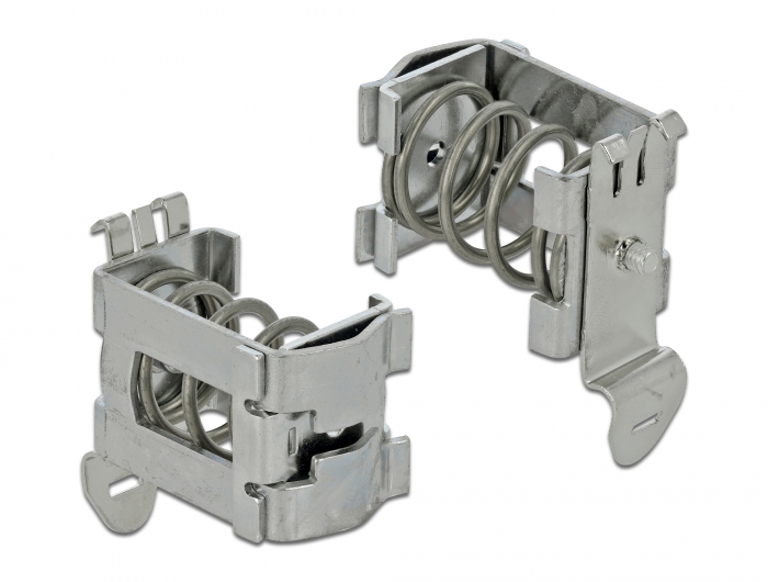 Delock Schirmklemme für Hutschiene - Kabeldurchmesser 10 - 20 mm #2 