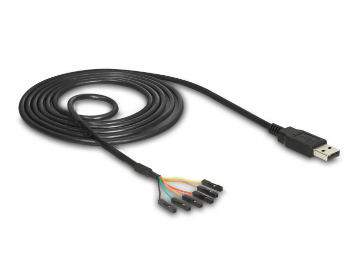 Delock USB 2.0 zu Seriell TTL Konverter mit 6 einzelnen Pfostenbuchsen 1,8 m (5 V) #2 