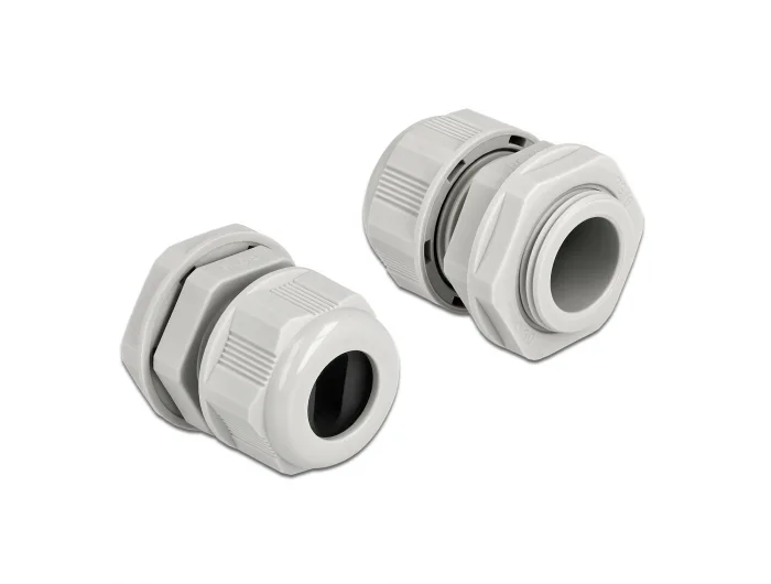 Delock Kabelverschraubung PG16 für Flachkabel grau 2 Stück #2 