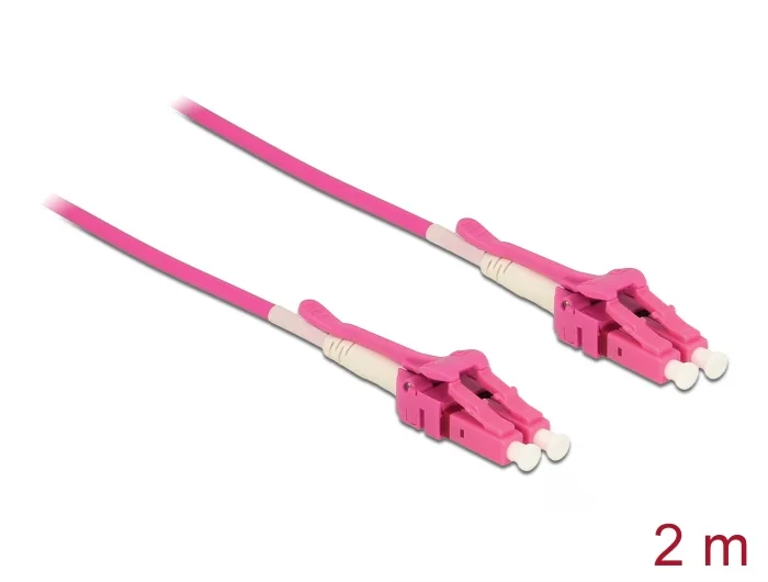 Delock Kabel Lichtwellenleiter LC > LC Multimode OM4 Uniboot 2 m #1 
