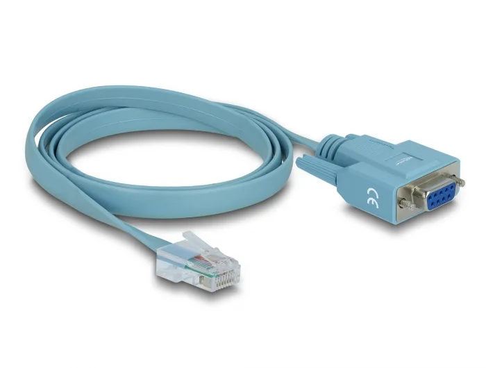 Delock Adapter RS-232 DB9 Buchse > 1 x Seriell RS-232 RJ45 Stecker 1 m #3 