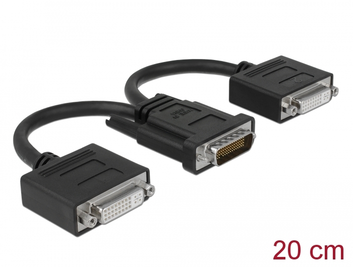 Delock Adapter DMS-59 Stecker > 2 x DVI 24+5 Buchse 20 cm #1 