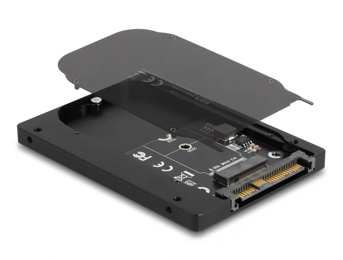 Delock 2.5″ Konverter U.2 SFF-8639 zu M.2 NVMe Key M - 7 mm Höhe #2 