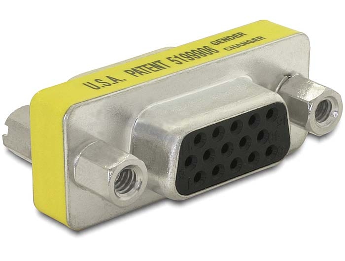 Delock Adapter Gender Changer VGA Buchse zu Buchse #1 