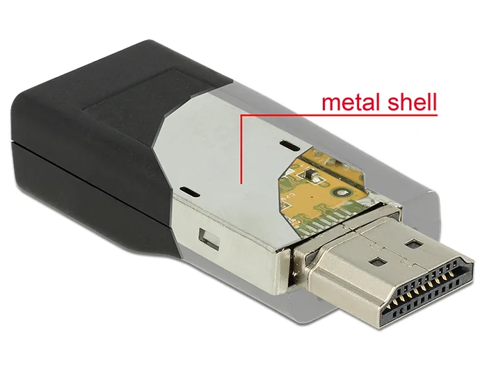 Delock Adapter HDMI Stecker > VGA Buchse schwarz #2 