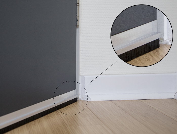 Delock Bürstenstreifen 20 mm mit Alu-Profil gerade - Länge 1 m #4 