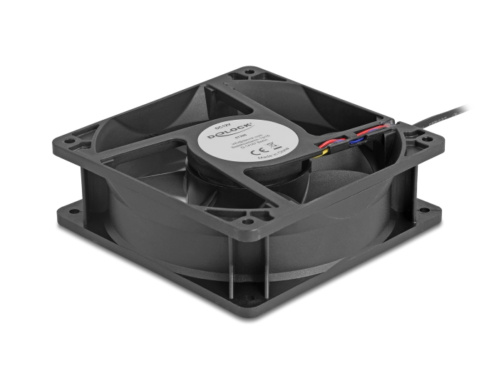 Delock Axiallüfter 12 V DC, 120 x 120 x 38 mm schwarz #2 
