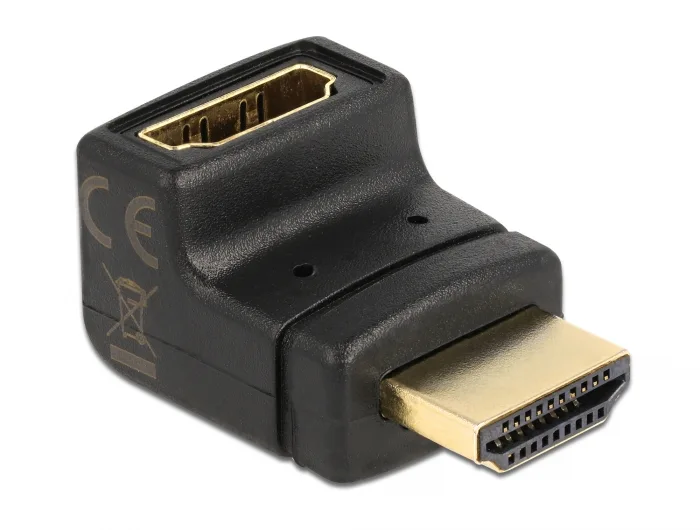 Delock Adapter HDMI Stecker zu HDMI Buchse 90° oben #1 
