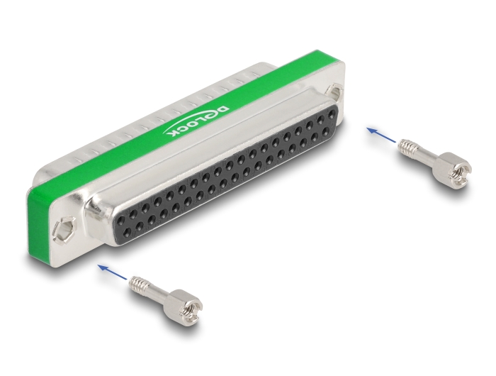 Delock HF/EMI Entstörfilter D-Sub 37 Pin Stecker zu Buchse mit Tiefpass kapazitiv #3 