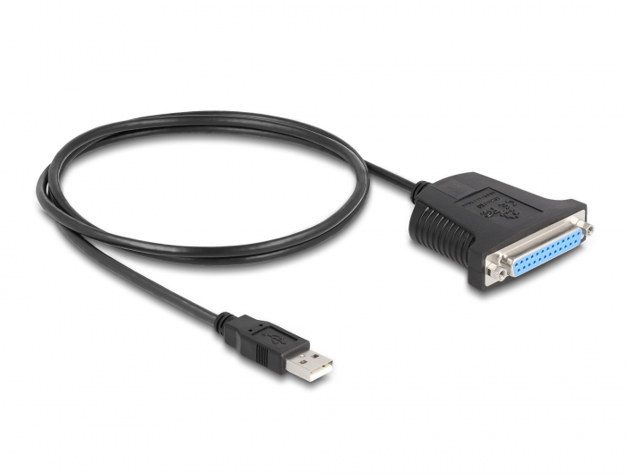 Delock Adapter USB 1.1 Stecker > 1 x Parallel DB25 Buchse #2 