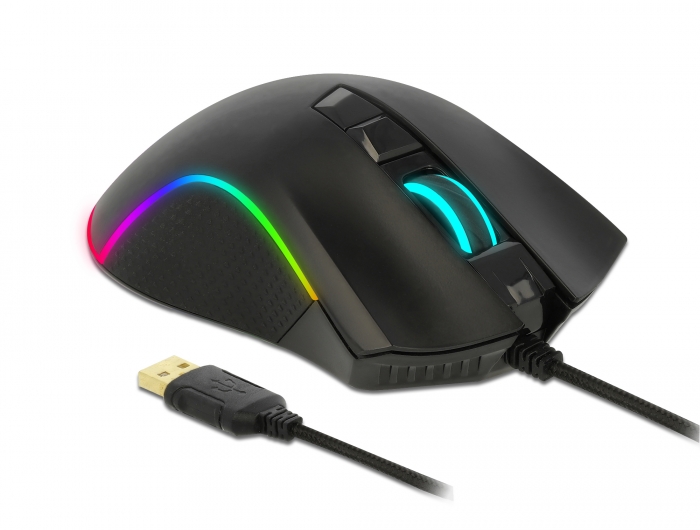 Delock Optische 7-Tasten USB Gaming Maus - Rechtshänder #2 