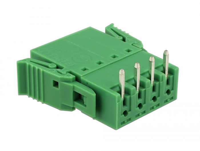 Delock Terminalblock Set für Platine 4 Pin 3,81 mm Rastermaß horizontal #2 