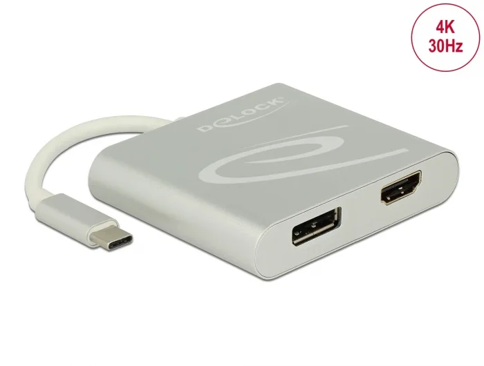 Ast Code Splitter Delock USB Type-C™ Splitter (DP Alt Mode) > 1 x HDMI + 1 x DisplayPort ...